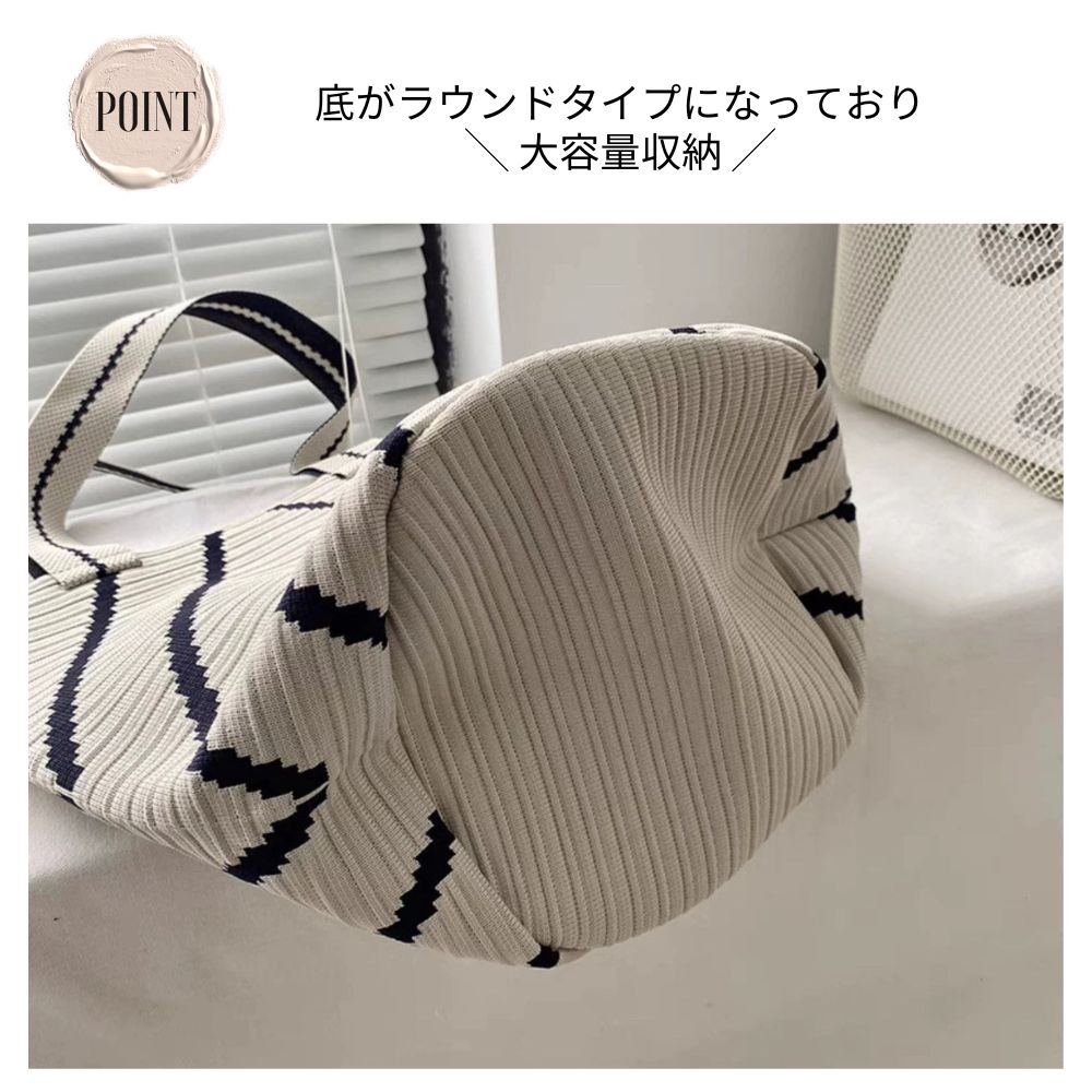 バケットタイプ トートバッグ　バケツ型 シンプル デザイン バッグ